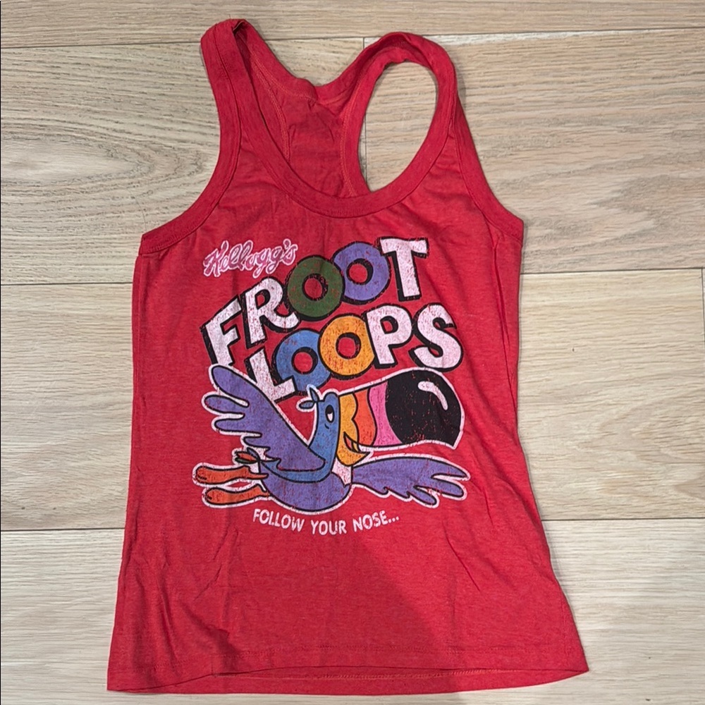 Kellogg's Froot Loops Red Tank Top